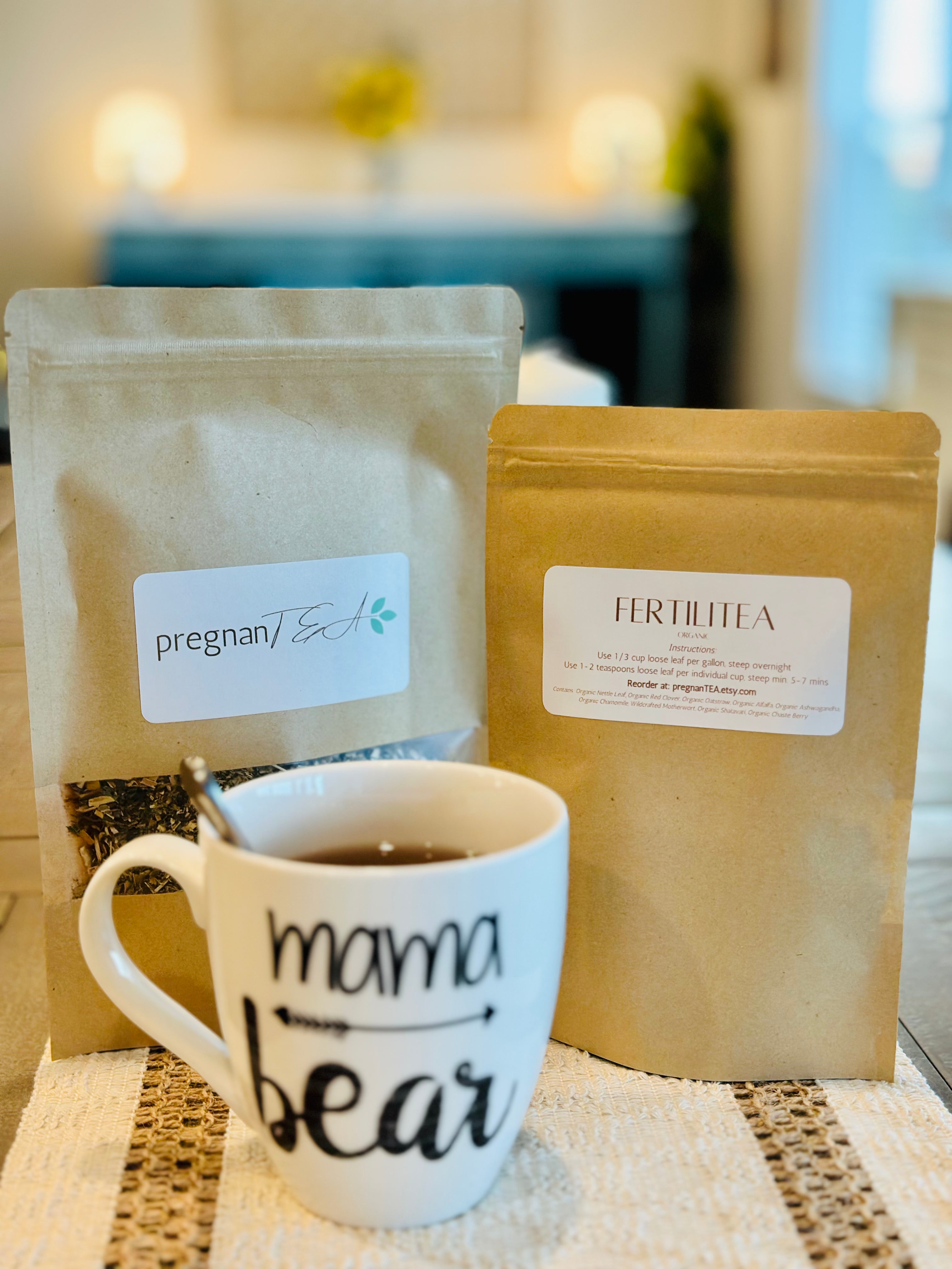 Organic NORA Tea - Second Trimester Pregnancy Tea – pregnanTEA
