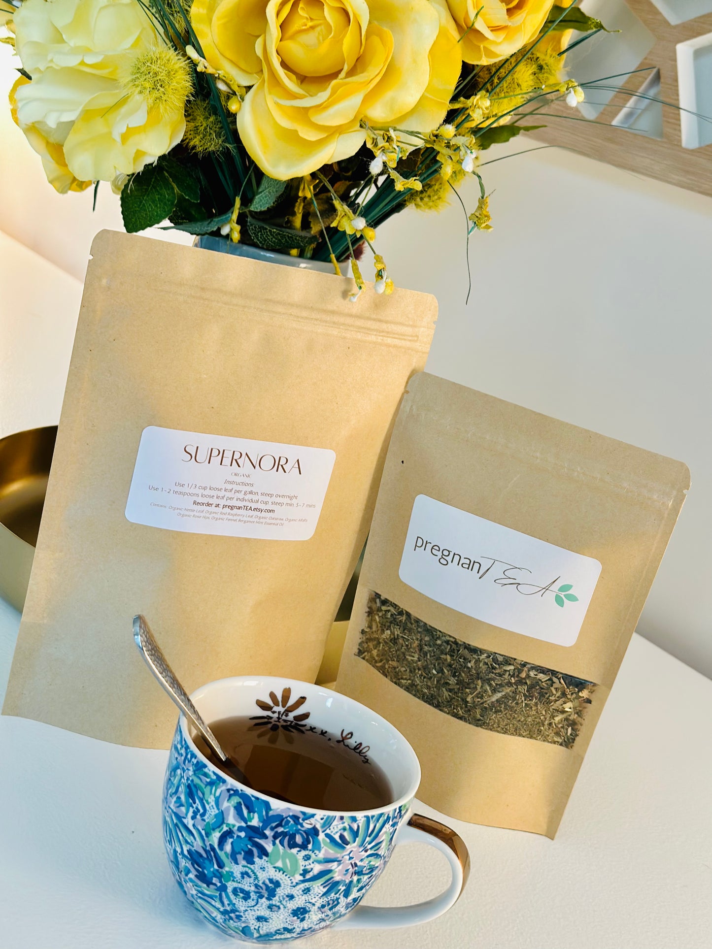 Organic SuperNORA - Second Trimester Pregnancy Tea - pregnanTEA