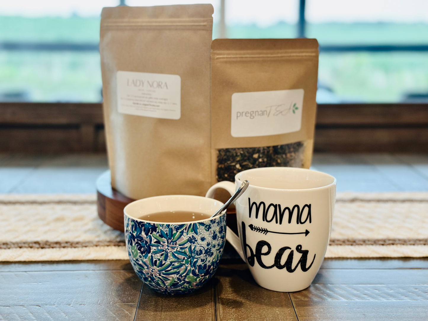 Organic Caffeinated Lady Nora - Second Trimester Pregnancy Tea - pregnanTEA