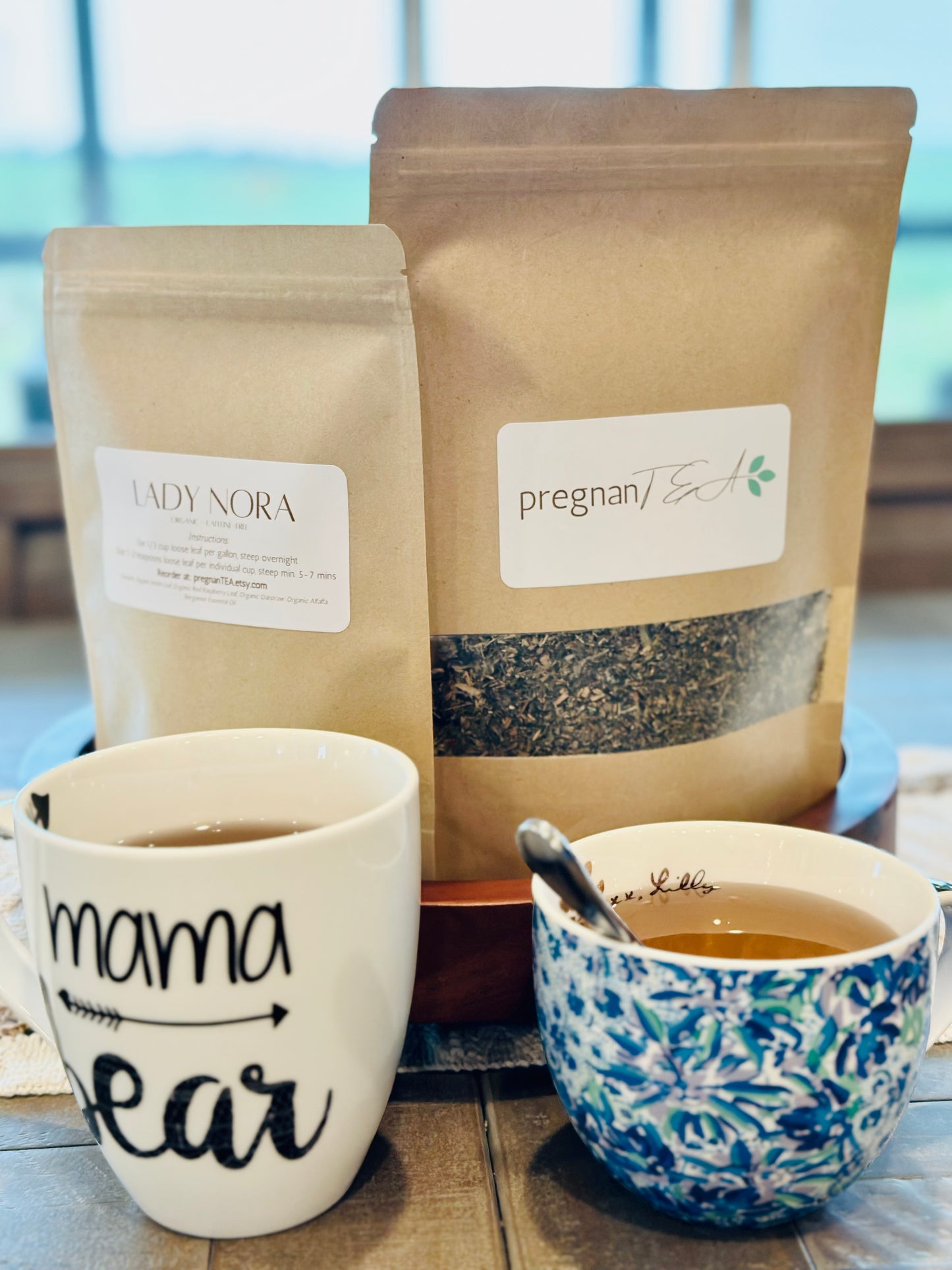 Organic Caffeine-Free Lady Nora - Second Trimester Pregnancy Tea - pregnanTEA