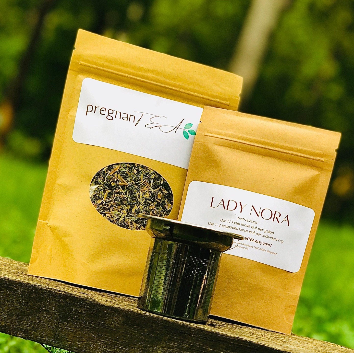 Organic Caffeine-Free Lady Nora - Second Trimester Pregnancy Tea - pregnanTEA